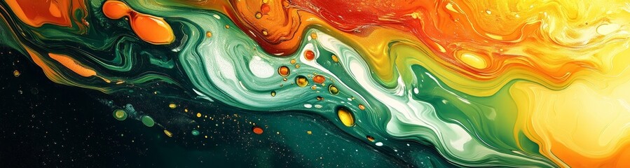 Abstract presentation of ketogenic diet, dynamic shapes and vivid colors symbolize energy, transformation, and vitality. Including healthy fats, proteins, and low-carbon vegetables.