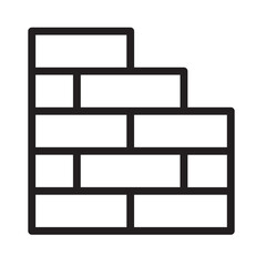 Brick Wall Outline Icon