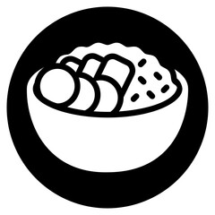 kebuli glyph icon