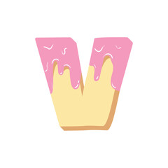 Y2K Pink Glaze Alphabet and Number