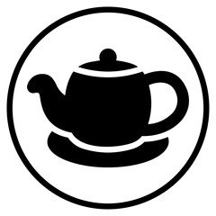 teapot glyph icon