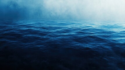 Fototapeta premium Realistic image of a smooth blue background with subtle gradient from dark navy to light sky blue --ar 16:9 --profile vptycec --v 6.1 Job ID: b5d0fc79-1f0f-4634-8ac3-e2442823a29d