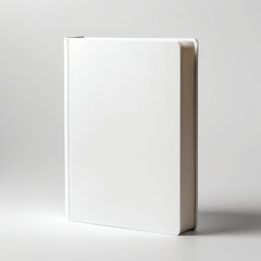 Blank White Book Mockup