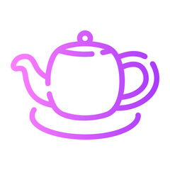 teapot gradient icon