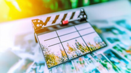 Film Production Clapperboard  Movie Slate  Filmmaking Equipment  Cinema  Video Production