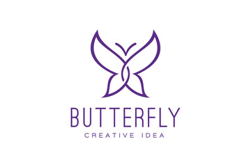 Creative Butterfly Logo Design Template