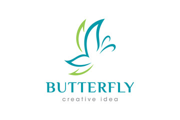 Creative Butterfly Logo Design Template