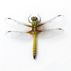 Dragonfly Isolated on White Background
