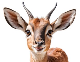 Happy Young Antelope Close-Up