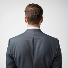 Man in Suit, Back View
