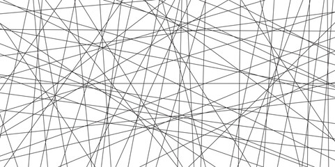 Abstract beautiful perfect random Diagonal lines background. Geometric lines pattern transparent background. Black and white abstract random chaotic liens with business banner design template, vector.
