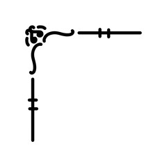 Classic Ornament Corner Border