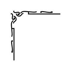 Classic Ornament Corner Border
