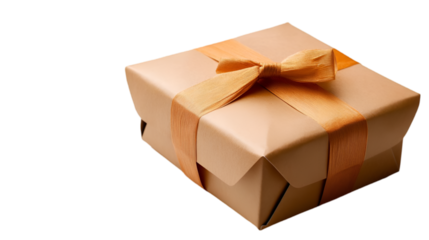 An elegantly wrapped gift box with a soft ribbon, perfect for any celebration.