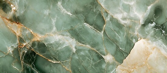 Green marble texture background for design use