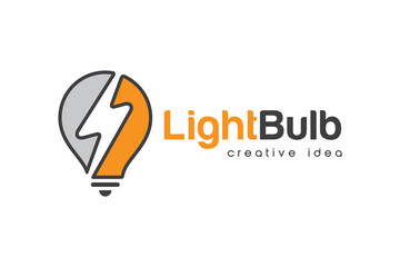 Creative Bulb Logo Design Template