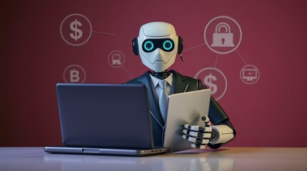 Cybersecurity Robot: AI Financial Analyst