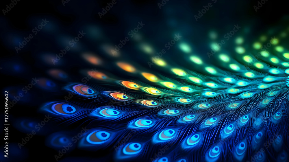 Poster an abstract design showcasing vibrant colors and flowing patterns, ideal for creative projects and d