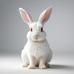 White Rabbit Sitting