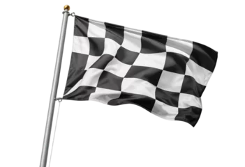  finish flag isolated on white background © Almas Ikhwan