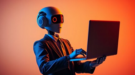 The Robotic Business Executive: A futuristic depiction of AI in the corporate world