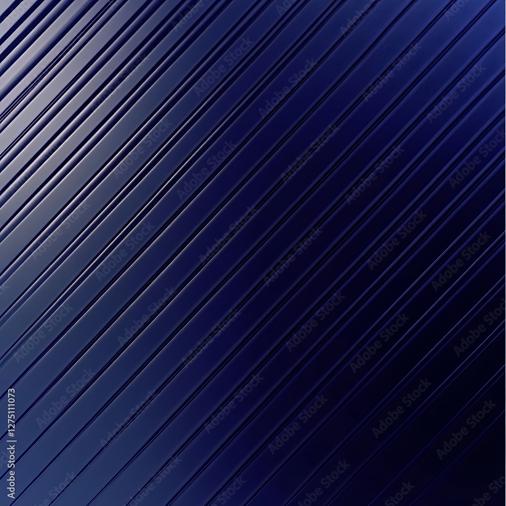 Poster a close-up view of a diagonal striped pattern in dark blue tones. the lines create a visually appeal