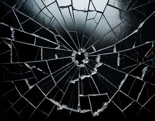Obraz premium Shattered Glass Texture
