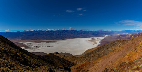 Panorama at Dante's View at Death Valley National Park