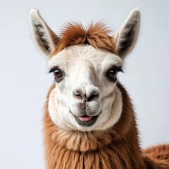 Obraz premium Happy Alpaca Portrait