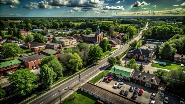Experience Listowel, Ontario's charm through breathtaking 4K aerial hyperlapse drone video.