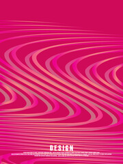 Digital technology futuristic pink background. Abstract futuristic wave lines background with gradient effect. Suitable for covers, posters, websites, brochures, flyers, banners, presentations, etc.