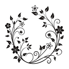floral design element vector illustration
