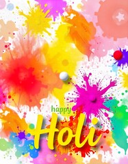 Holi, abstract colorful background