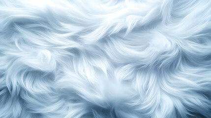 Fototapeta premium Soft, fluffy blue texture resembling gentle clouds, creating a soothing and serene ambiance, perfect for backgrounds and designs.