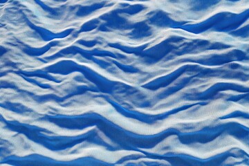 Blue fabric texture for backgrounds, fashion, digital design or advertising