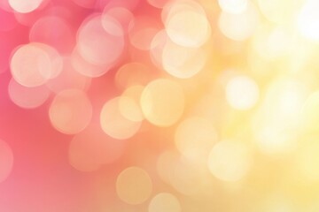 Obraz premium Soft Blurry Background with Colorful Bokeh in Warm Tones