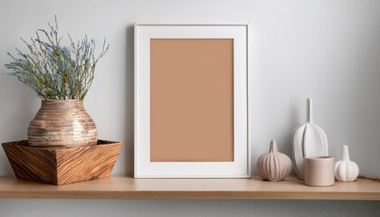 3D CloseUp on Shelf Decoration Exquisite Detail and Vibrant Textures in a Stylized Scene of Home Decor, Perfect for Art, Design, or Inspiration