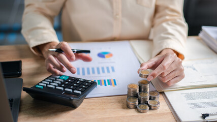 effective tax deduction planning for individuals and companies paying tax rates ,Business people...