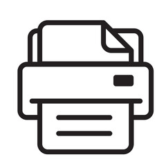 Printer Outline Icon