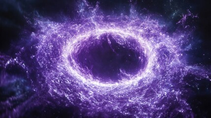 Cosmic Ring of Light in Space