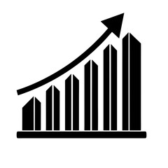 Growing Graph Icon