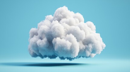 Floating cloud formation clear sky nature photography minimalist background aerial perspective tranquil scene