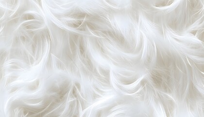 Close up photograph of soft flowing white feathers texture