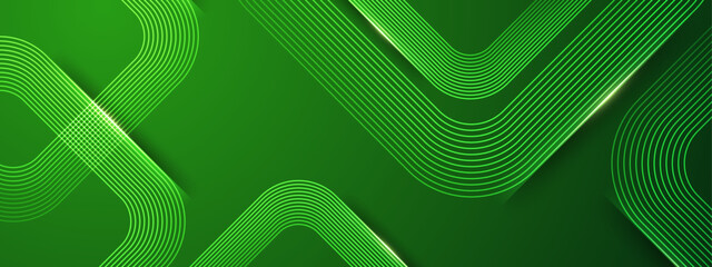 dynamic green lines form abstract shapes on gradient background, suitable for technology concepts, digital backgrounds, and modern artistic projects.