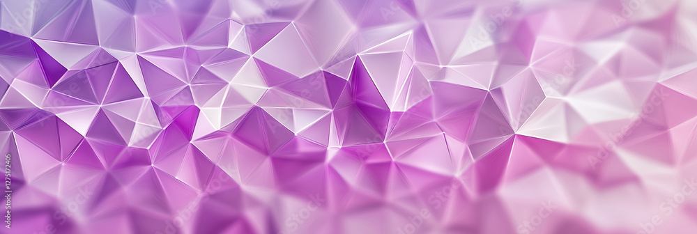 Poster purple background with white triangles. the background is a mix of purple and white, creating a visu