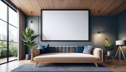 3D Render of Interior Background Mockup Frame Modern Minimalist Elegance Amidst a Rich Textured Ambiance, Showcasing an Enchanting Spatial Illusion and Invoking a Sense of Sophistication