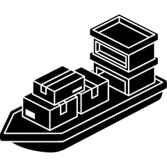 Cargo Ship Icon