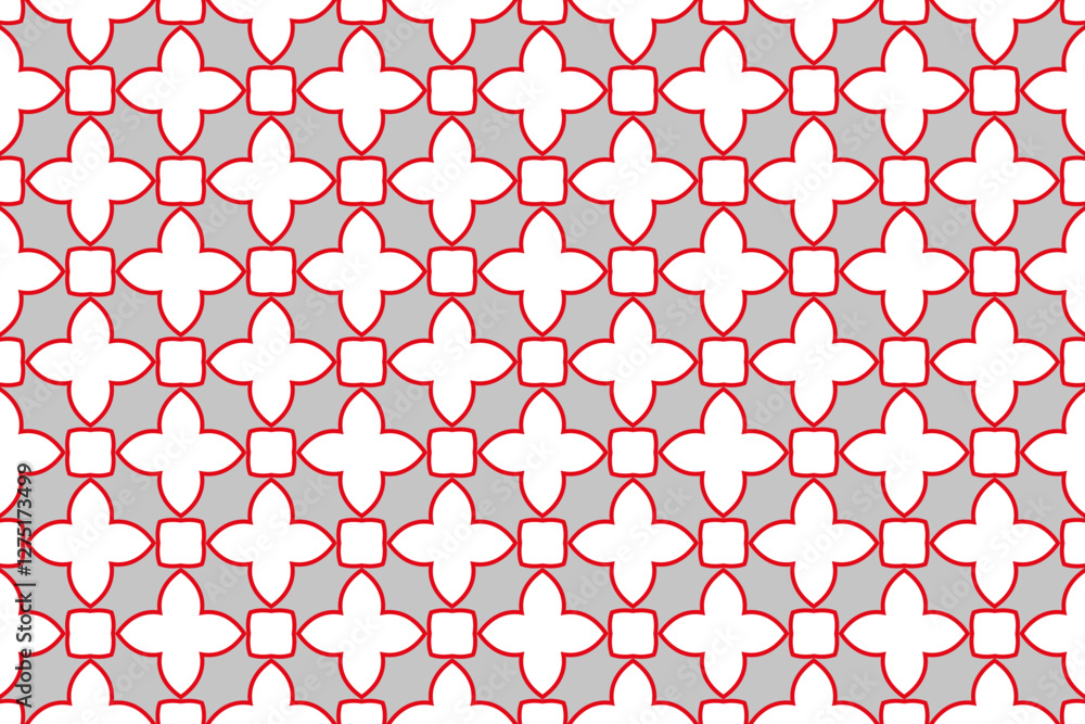 Poster colorful seamless repeating pattern in style