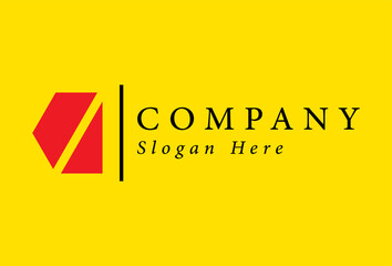 Geometric Abstract Logo Logo. Minimalist Modern Logotype Concept Usable for Business and Branding Logos. Flat Vector Logo Design Template Element.