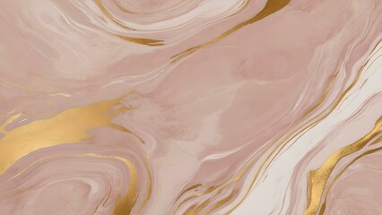 Abstract Liquid Marble Painting with Elegant Gold Splash Texture on Modern Art Background